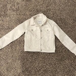 Girls white Old Navy jacket